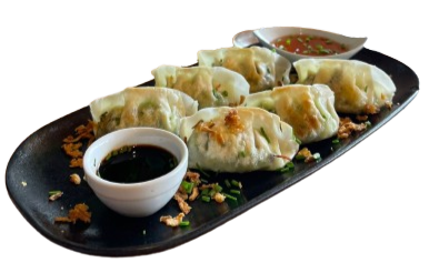 Prato Papa Louca - Gyosas de camarão